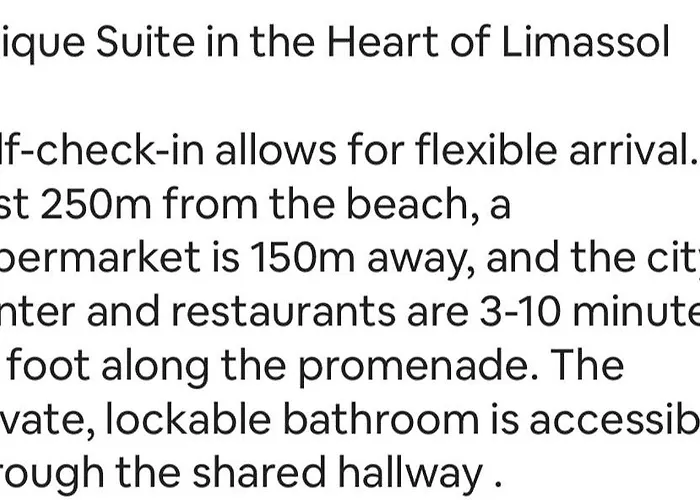 Smart Comfort Roomn7 With Private Bathroom In Location 250m * Limisso